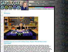 Tablet Screenshot of caroldoak.com